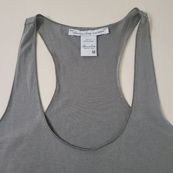 American Rag Women's Dusty Olive Green Racerback Tank Top - Picture 8 of 14